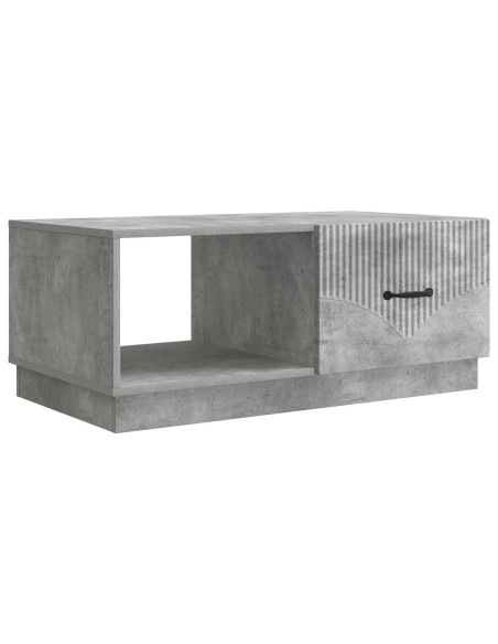 Tavolino da salotto Grigio Cemento 90 x 50 x 37 cm