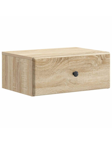 Mobiletto da notte a muro Rovere Sonoma 49 x 34,5 x 20 cm