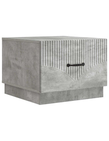 Tavolino da salotto con cassetto Grigio Cemento 49 x 50 x 37 cm