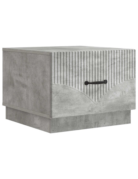 Tavolino da salotto con cassetto Grigio Cemento 49 x 50 x 37 cm