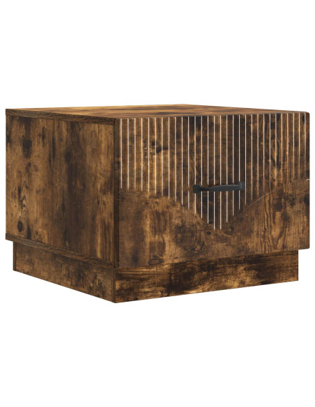 Tavolino da salotto con cassetto Rovere Fumo 49 x 50 x 37 cm