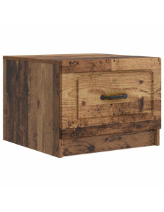 Tavolino da salotto con cassetto Legno antico 49 x 50 x 37 cm