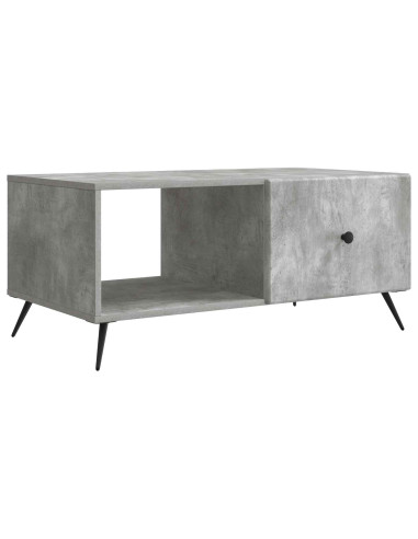 Tavolino da salotto Grigio Cemento 90 x 50 x 40 cm