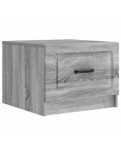 Tavolino da salotto con cassetto Grigio Sonoma 49 x 50 x 37 cm