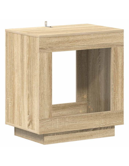 Tavolo laterale Rovere Sonoma 60 x 40 x 65 cm