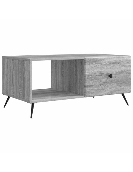 Tavolino da salotto Grigio Sonoma 90 x 50 x 40 cm