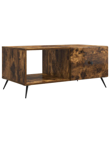 Tavolino da salotto Rovere Fumo 90 x 50 x 40 cm