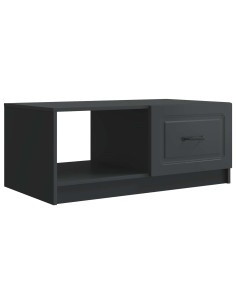 Tavolino da salotto Nero 90 x 50 x 37 cm Legno ingegnerizzato