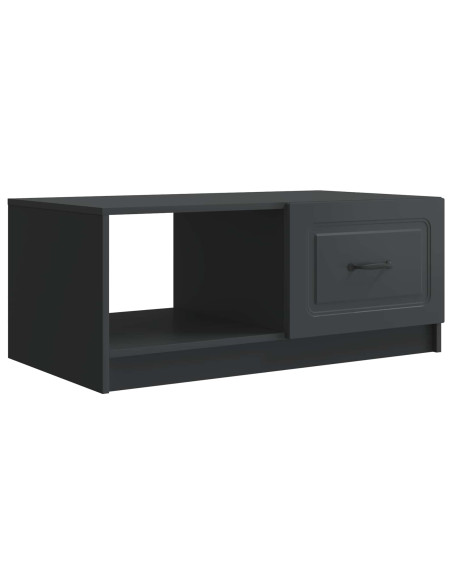 Tavolino da salotto Nero 90 x 50 x 37 cm Legno ingegnerizzato