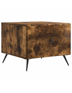 Tavolino da salotto con cassetto Rovere Fumo 49 x 50 x 40 cm