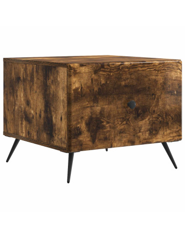 Tavolino da salotto con cassetto Rovere Fumo 49 x 50 x 40 cm