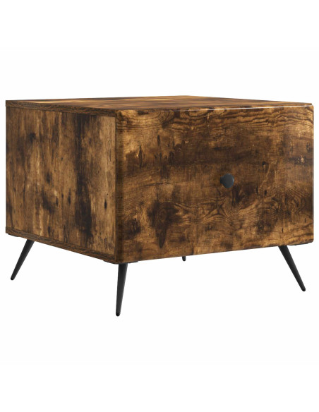 Tavolino da salotto con cassetto Rovere Fumo 49 x 50 x 40 cm