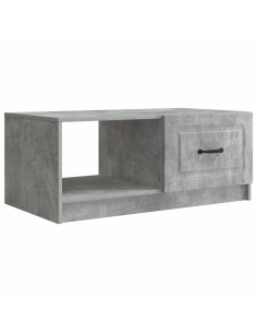 Tavolino da salotto Grigio Cemento 90 x 50 x 37 cm