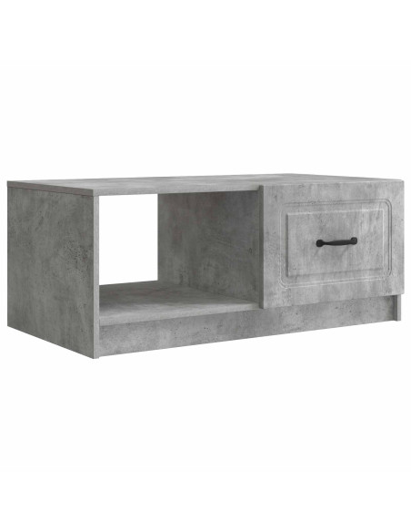 Tavolino da salotto Grigio Cemento 90 x 50 x 37 cm