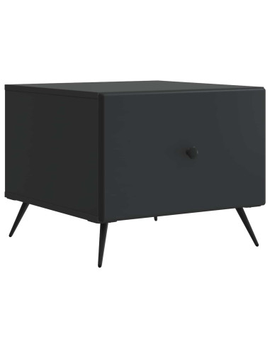 Tavolino da salotto Nero 49 x 50 x 40 cm Legno ingegnerizzato