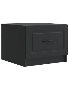 Tavolino da salotto Nero 49 x 50 x 37 cm Legno ingegnerizzato