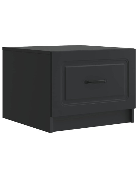Tavolino da salotto Nero 49 x 50 x 37 cm Legno ingegnerizzato