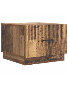 Tavolino da salotto con cassetto Legno antico 49 x 50 x 37 cm