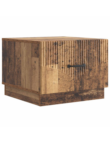 Tavolino da salotto con cassetto Legno antico 49 x 50 x 37 cm