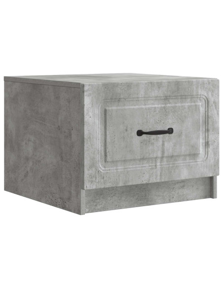 Tavolino da salotto con cassetto Grigio Cemento 49 x 50 x 37 cm
