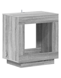 Tavolo laterale Sonoma grigia 60 x 40 x 65 cm