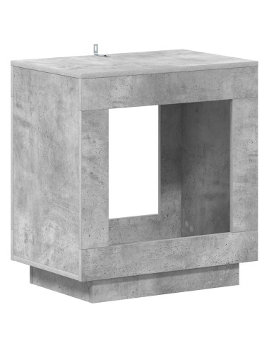 Tavolo laterale Grigio Cemento 60 x 40 x 65 cm