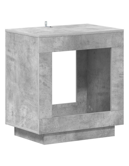 Tavolo laterale Grigio Cemento 60 x 40 x 65 cm