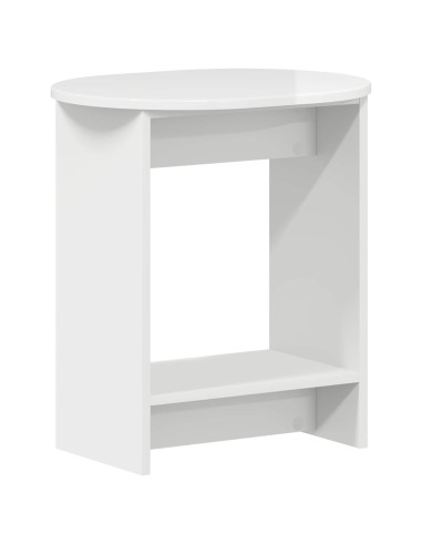 Tavolo laterale Bianco Lucido 50 x 39,5 x 55 cm