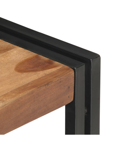 Mobile TV 120x30x40 cm in Legno Massello con Finitura Sheesham