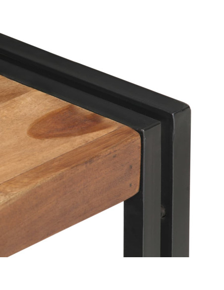 Mobile TV 120x30x40 cm in Legno Massello con Finitura Sheesham