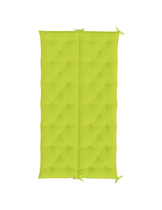 Cuscini per Panca 2 pz Verde Intenso 200x50x7 cm Tessuto Oxford