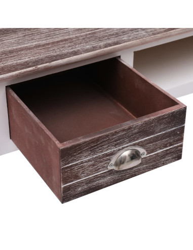 Scrivania Marrone 110x45x76 cm in Legno