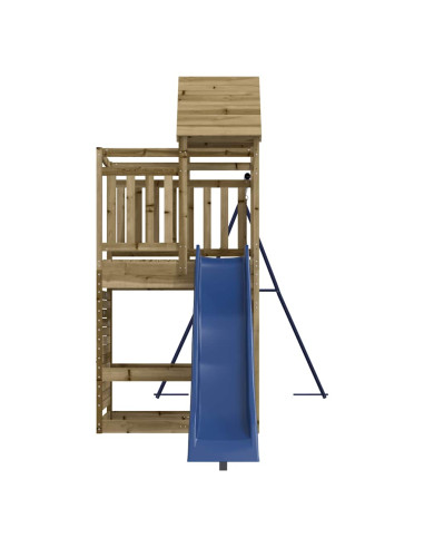 Set da Gioco da Esterno in Legno di Pino Impregnato