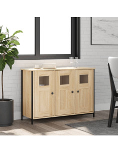 Credenza Rovere Sonoma 100x35x70 cm in Legno Multistrato