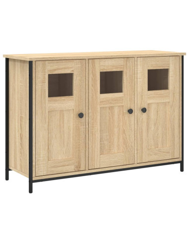 Credenza Rovere Sonoma 100x35x70 cm in Legno Multistrato