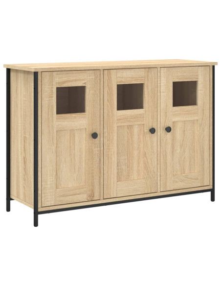 Credenza Rovere Sonoma 100x35x70 cm in Legno Multistrato