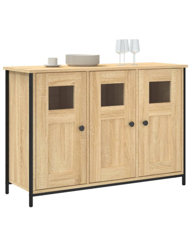 Credenza Rovere Sonoma 100x35x70 cm in Legno Multistrato