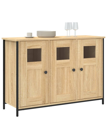 Credenza Rovere Sonoma 100x35x70 cm in Legno Multistrato
