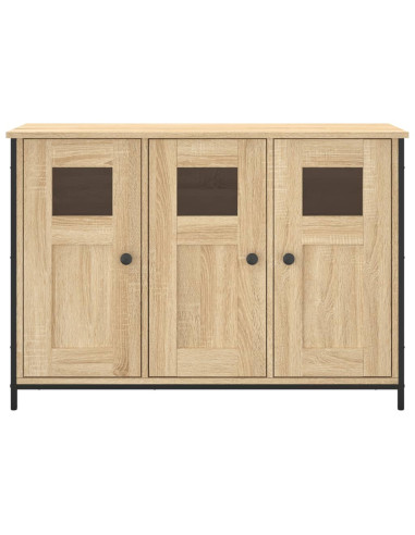 Credenza Rovere Sonoma 100x35x70 cm in Legno Multistrato
