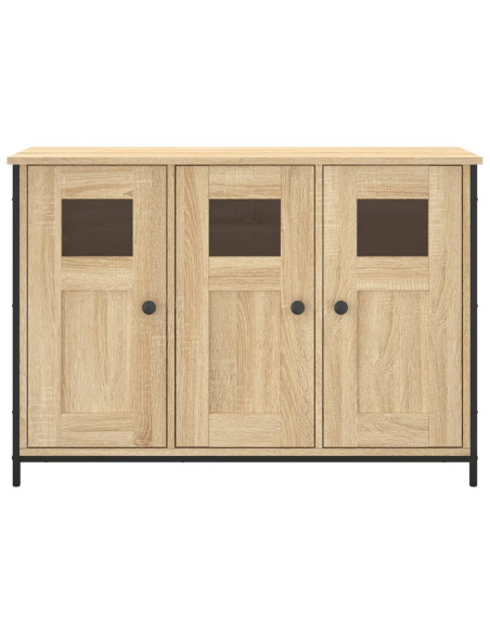 Credenza Rovere Sonoma 100x35x70 cm in Legno Multistrato