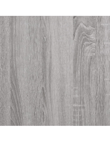 Credenza Grigio Sonoma 100x35x80 cm in Legno Multistrato