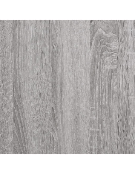 Credenza Grigio Sonoma 100x35x80 cm in Legno Multistrato