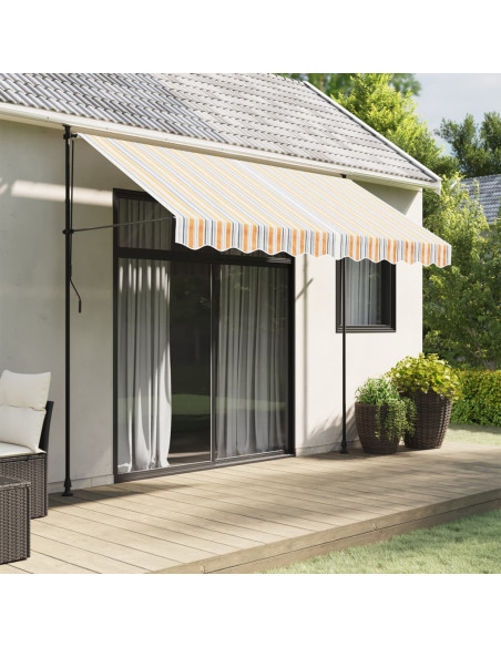 Tessuto di Ricambio per Mantovana Tenda Strisce Multicolore 3 m