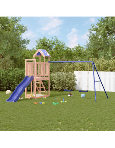 Set da Gioco da Esterno in Legno Massello di Douglas