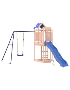 Set da Gioco da Esterno in Legno Massello di Douglas