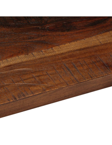 Piano Tavolo 140x40x2,5 cm Rettangolare in Massello di Recupero