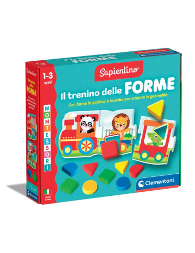 Clementoni Sapientino Montessori - Il Trenino Delle Forme