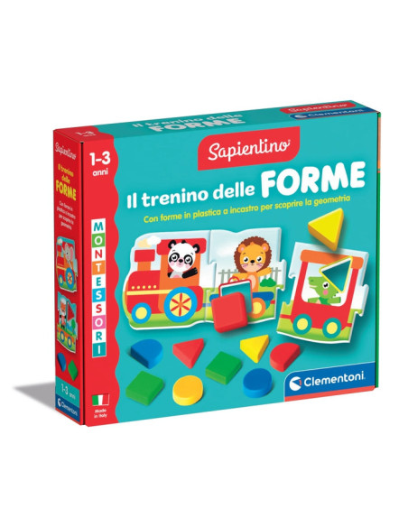 Clementoni Sapientino Montessori - Il Trenino Delle Forme