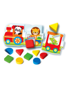 Clementoni Sapientino Montessori - Il Trenino Delle Forme 2
