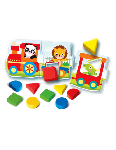Clementoni Sapientino Montessori - Il Trenino Delle Forme